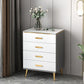 Modern Rectangle Accent Chest Wood Soft Close Drawers Storage Cabinet