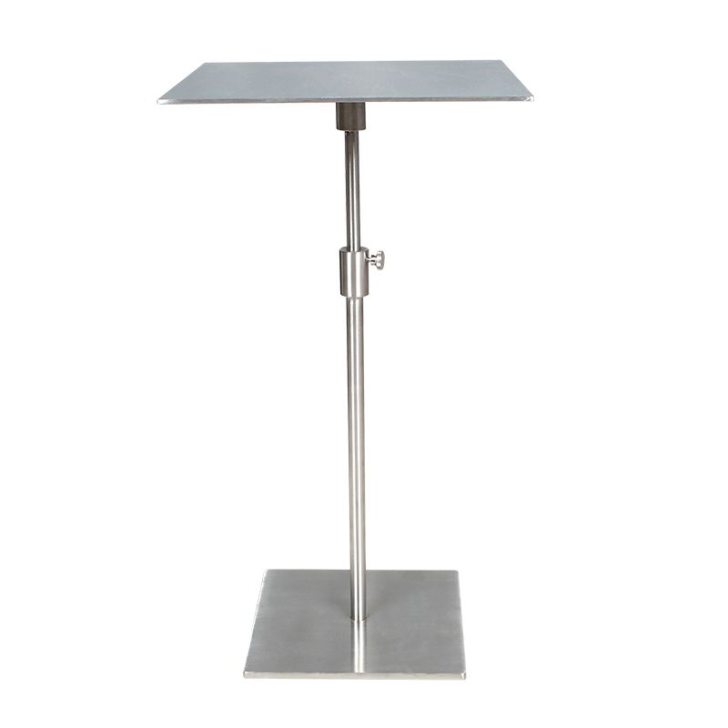 Glam Gold/Chrome Sofa Side Table Stainless Steel Pedestal End Table