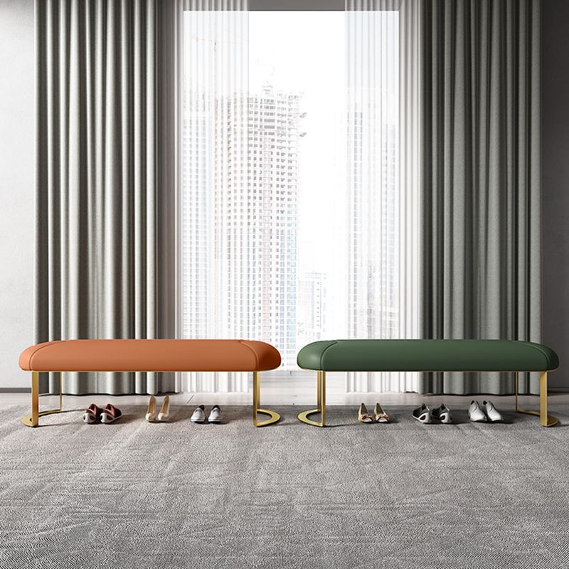 Rectangle 15.7" Wide Entryway Bench Cushioned Upholstered Seating Bench Clearhalo 'Benches' 'Chairs & Seating' 'furn' 'furn_benches' 'Furniture' 'Living Room Furniture' 1200x1200_44320a1e-55bd-4c59-8df2-b02f58bfa250