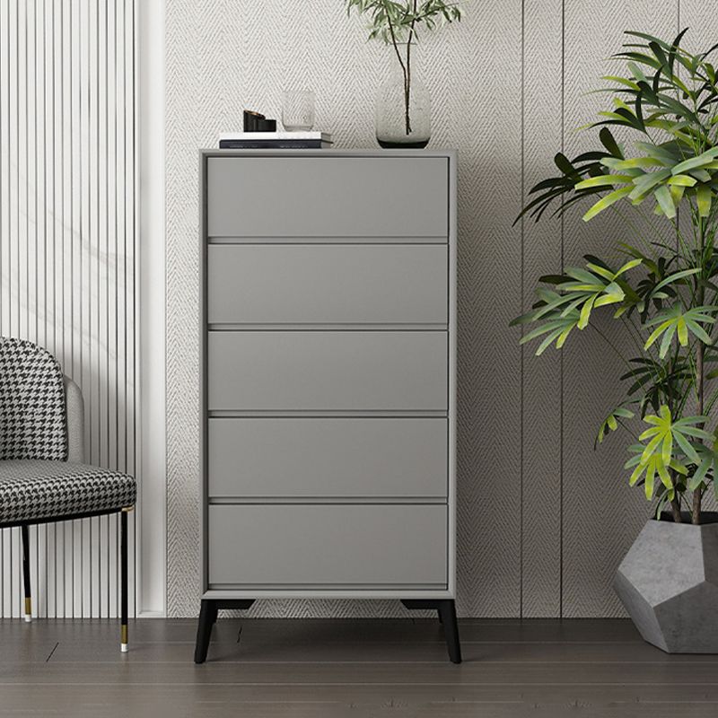 Wood Corner Accent Chest with Drawers Contemporary 15.74" Wide Side Cabinet