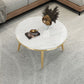 17"H Contemporary Coffee Table Round Stone Coffee Cocktail Table Clearhalo 'Coffee & Accent Tables' 'Coffee Tables' 'coffee_tables' 'furn' 'furn_coffee_tables' 'Furniture' 'Living Room Furniture' 1200x1200_4433978b-0cb6-4a9d-ad2e-b47e13989e26