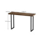 Mesa de bar de estilo industrial Mesa de comedor de barra con pedestal doble de madera maciza de pino