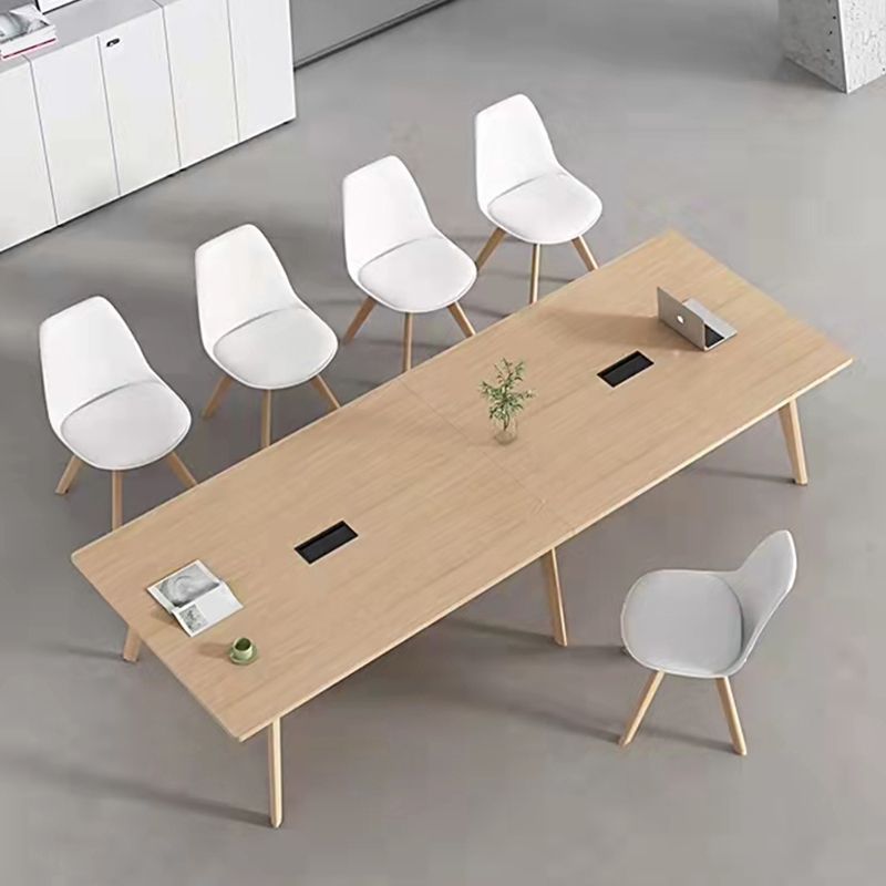 Rectangle Dinette Table Simplicity Style Dining Room Furniture with 4 Legs Clearhalo ' dining_table' 'Dining Tables & Seating' 'Dining Tables' 'furn' 'furn_dining_table' 'Furniture' 'furniture_dining_table' 'Kitchen & Dining Furniture' 'kitchen&dining_furn' 'kitchen' 'kitchen_dining_table' 1200x1200_4435bf74-51c0-4eb4-a6de-30ff9181b616