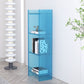 9.84"W Bookshelf Acrylic Closed Back Glam Style Bookcase for Office and Study Room Clearhalo 'Bookcases' 'furn' 'furn_bookcases' 'Furniture' 'furniture_bookcases' 'kitchen' 'kitchen_bookcases' 'Living Room Furniture' 'Office Furniture' 1200x1200_44364dc4-7ff9-4dbc-96af-2dc72283731d