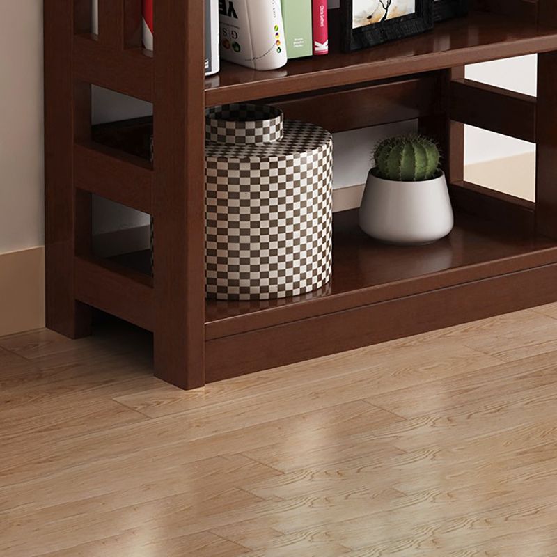 Bibliothèque en bois contemporaine Open Back Standard avec étagères avec étagères