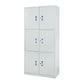 Modern Style Metal Wardrobe White Colour Freestanding Wardrobe Closet