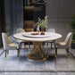 Metal Traditional Luxury Round Indoor Table Sintered Stone Table with Pedestal Clearhalo ' dining_table' 'Dining Tables & Seating' 'Dining Tables' 'furn' 'furn_dining_table' 'Furniture' 'furniture_dining_table' 'Kitchen & Dining Furniture' 'kitchen&dining_furn' 'kitchen' 'kitchen_dining_table' 1200x1200_443bf104-5977-4c48-8d91-0b30f1896cad