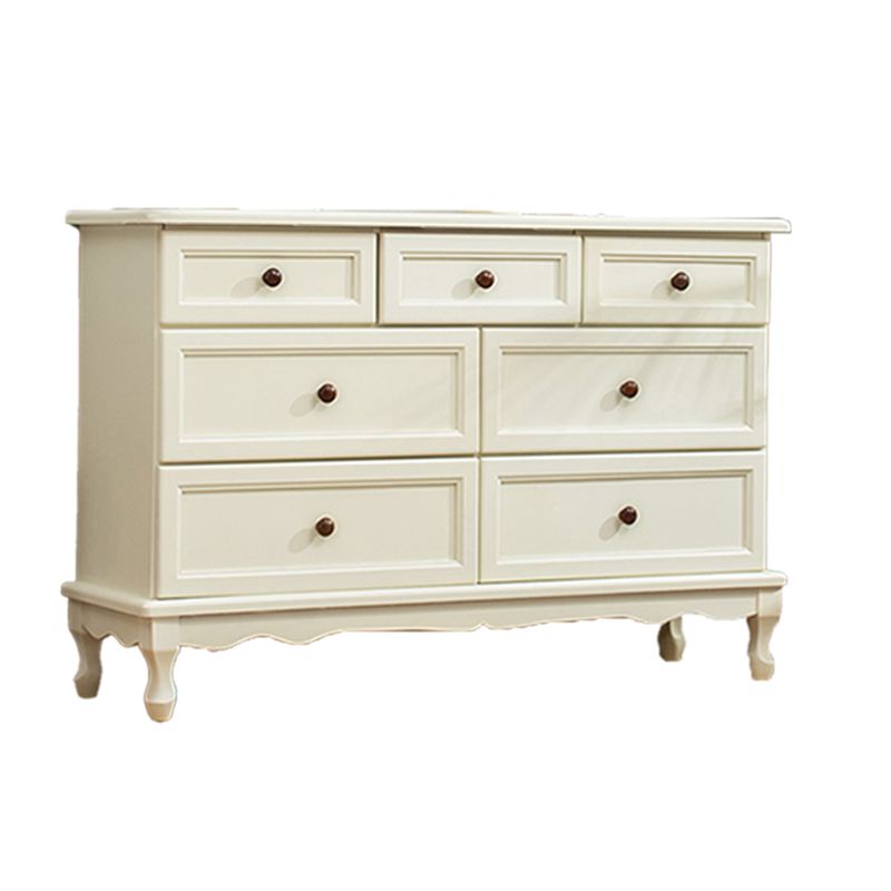 Coffre de rangement nautique en bois massif, coffre de chambre à coucher avec plusieurs tiroirs