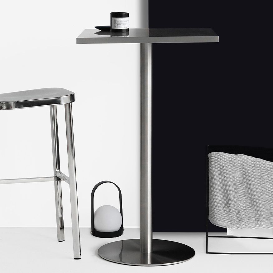 Tavolo da pub in stile industriale altezza tavolo da bar metallico per interno