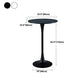 Industrial Iron Bar Table Round Top Indoor 41.3"H Bistro Table with Pedestal Clearhalo 'Bar Furniture' 'Bar Tables' 'bar_tables' 'furn' 'furn_bar_tables' 'Furniture' 'furniture_bar_tables' 'Kitchen & Dining Furniture' 'kitchen&dining_furn' 'kitchen' 1200x1200_443f2db2-219f-490d-a40b-bc1b941f0261
