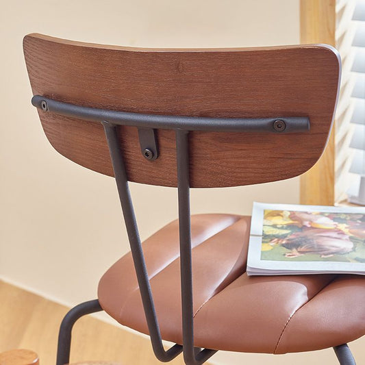 Industrial Metal Dining Side Chair Home Wishbone Armless Cushioned Side Chair Clearhalo ' kitchen&dining_furn' 'Dining Chairs' 'Dining Tables & Seating' 'dining_chair' 'Furniture' 'furniture_dining_chair' 'Kitchen & Dining Furniture' 'kitchen' 1200x1200_443f318d-7036-44b8-9e2a-5f8386984d0b