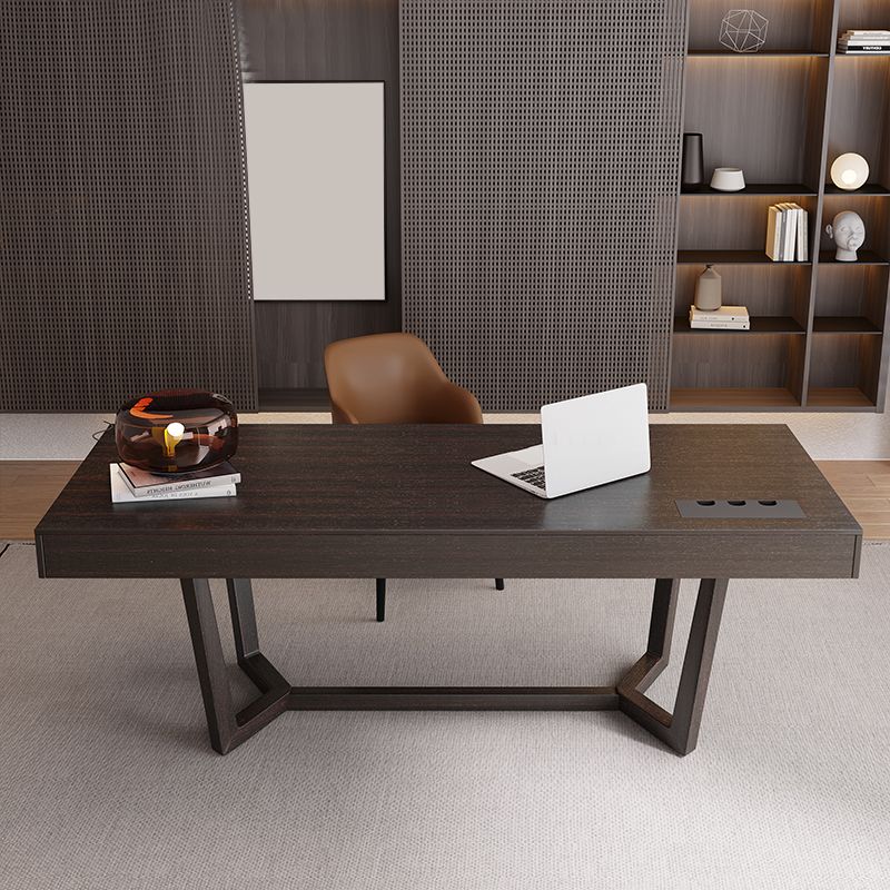 Bureau de bureau en bois contemporain Desk Reckord