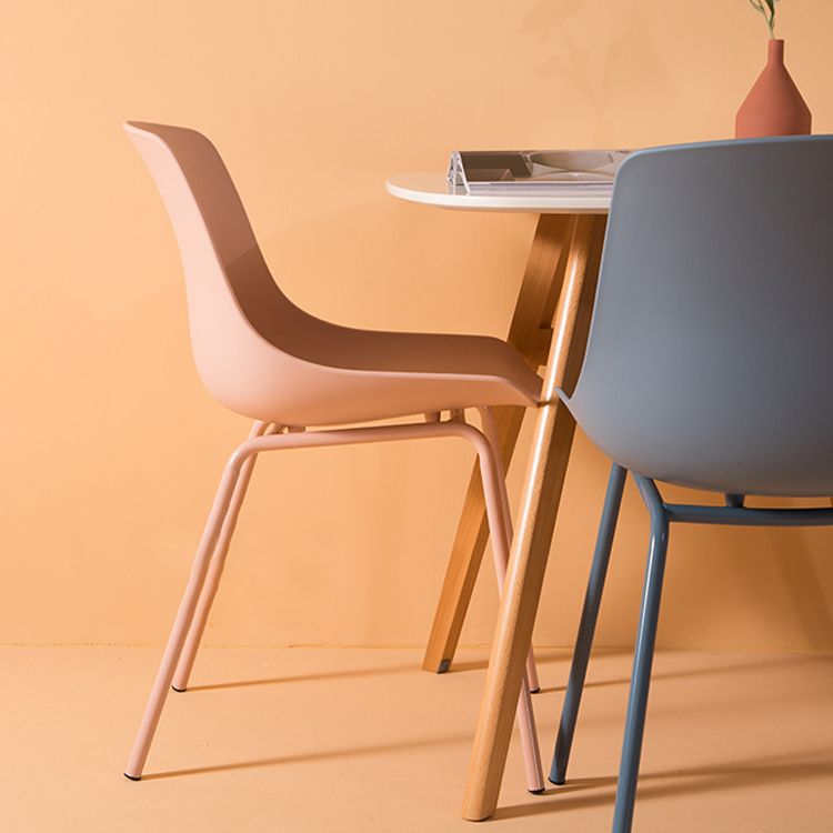 Modern Style Dining Chairs Dining Armless Side Chairs with Metal Legs Clearhalo ' kitchen&dining_furn' 'Dining Chairs' 'Dining Tables & Seating' 'dining_chair' 'furn' 'furn_dining_chair' 'Furniture' 'furniture_dining_chair' 'Kitchen & Dining Furniture' 'kitchen' 1200x1200_444235b4-cde1-4b13-bcb6-7da172b25ab1