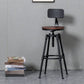 Industrial Iron Adjustable Swivel Barstool Indoor Tall Stool with Round Pine Seat Clearhalo 'Bar Furniture' 'Bar Stools' 'bar_stools' 'furniture_bar_stools' 'Kitchen & Dining Furniture' 'kitchen&dining_furn' 'kitchen' 'kitchen_furn' Furniture' 1200x1200_444390be-e412-441b-ae69-cd2cb7767ff0