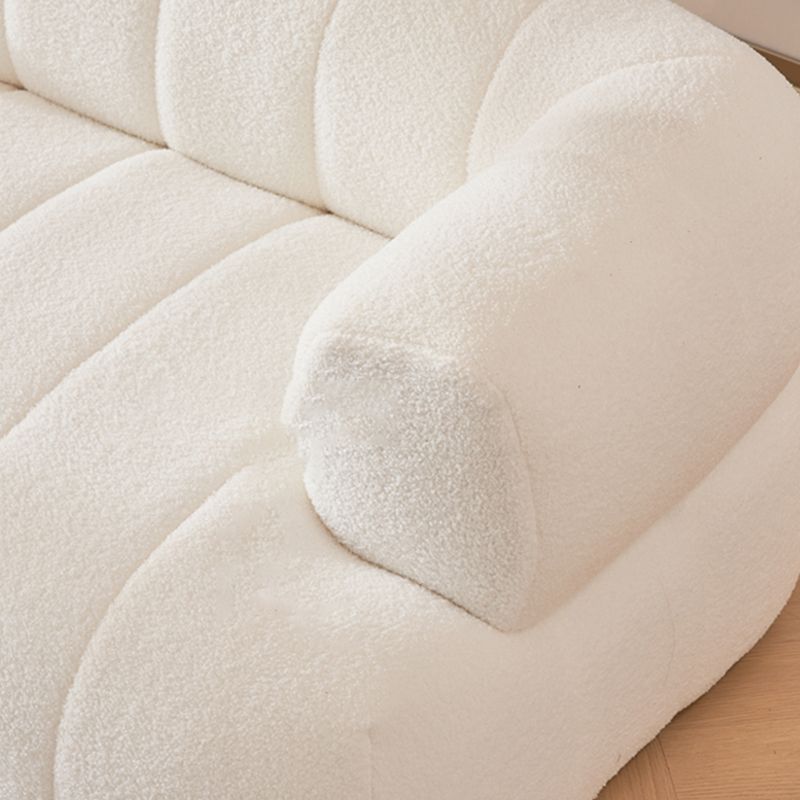 Sofa en laine de bras encastré Scandinave 23,6 "High Sofa avec oreillers