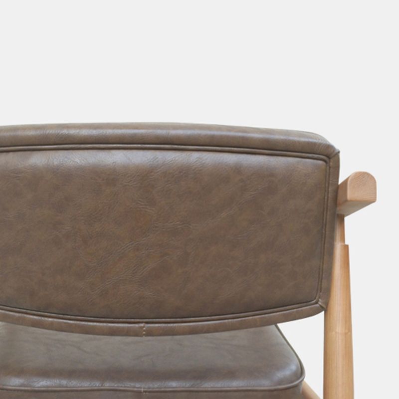 Traditionele stijl eetstoelen keukenarmzijde eetkamerstoel met houten benen