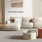 Modern Fabric Sectional with Bolster Pillows 31.5" Tall White L-shape Sectional Clearhalo 'furn' 'furn_sectionals' 'Furniture' 'Living Room Furniture' 'Sectionals' 1200x1200_44494d6e-31c8-4c15-8f6a-9ada5ea6c5ac