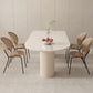 Metal and Slate Table Contemporary Home Wood Legs Dining Table