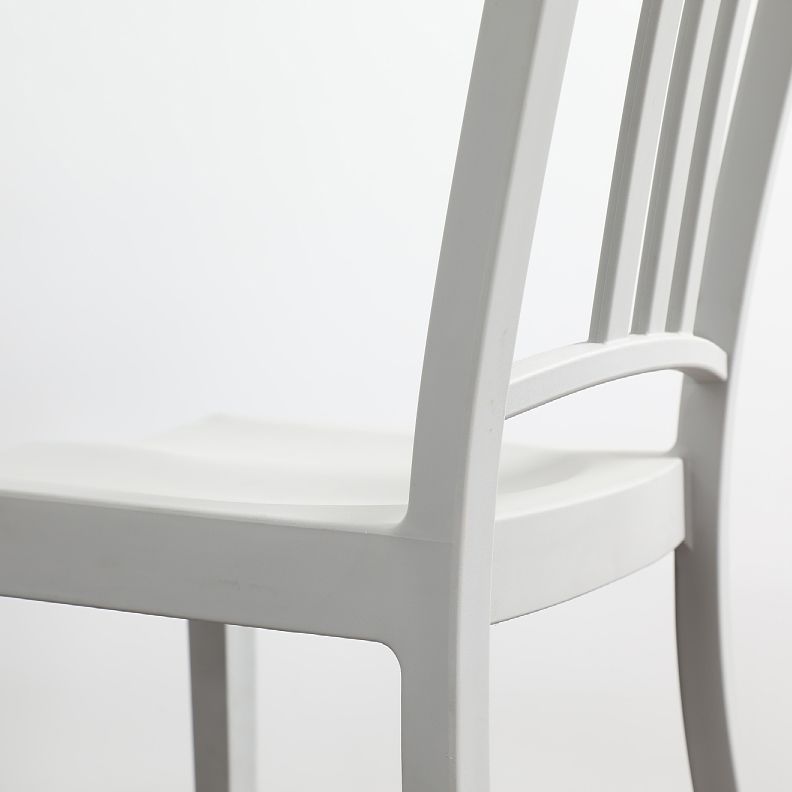 Contemporary Dining Plastic Side Armless Chair Open Back Dining Chair for Indoor Clearhalo ' kitchen&dining_furn' 'Dining Chairs' 'Dining Tables & Seating' 'dining_chair' 'Furniture' 'furniture_dining_chair' 'Kitchen & Dining Furniture' 'kitchen' 1200x1200_444a2921-6b65-4c0c-b592-2f837e5371fc