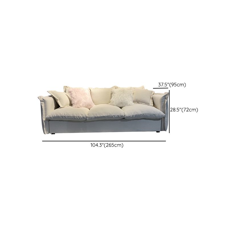 Contemporary Tuxedo Arm Standard Sofa Fabric Cushions Seating Clearhalo 'furn' 'furn_sofas' 'Furniture' 'Living Room Furniture' 'Sofa' 'sofas' 1200x1200_444fb58f-85fb-447a-9f91-c9c7f510978c