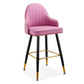 Upholstered Bar Stool Glam Backrest Counter Stool for Bristol Clearhalo 'Bar Furniture' 'Bar Stools' 'bar_stools' 'furn' 'furn_bar_stools' 'Furniture' 'Kitchen & Dining Furniture' 1200x1200_44505111-541f-4954-b6e7-d2d7a49bb0c5