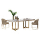 Contemporary Style Rectangle Table Set 1/2/3/5/7 Pieces Dining Set for Home