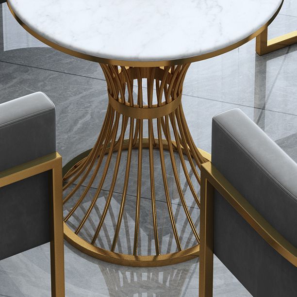 Minimalist White Standard Dining Table Round Shape Sintered Stone Dining Table with Pedestal Base Clearhalo ' dining_table' 'Dining Tables & Seating' 'Dining Tables' 'furn' 'furn_dining_table' 'Furniture' 'furniture_dining_table' 'Kitchen & Dining Furniture' 'kitchen&dining_furn' 'kitchen' 'kitchen_dining_table' 1200x1200_44529c07-d240-42a0-b2e9-9dc9adab373a