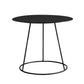 Mid-Century Modern Iron Coffee Table Set Black Finish Round Cocktail Table Clearhalo 'Coffee & Accent Tables' 'Coffee Tables' 'coffee_tables' 'furn' 'furn_coffee_tables' 'Furniture' 'Living Room Furniture' 1200x1200_4454ea74-4bc4-4d44-a05a-313446836ab2