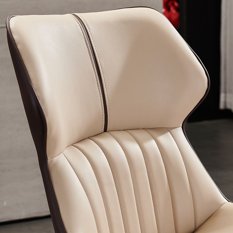 Minimalist Design Arm Wingback Side Chairs Faux Leather Side Chair Clearhalo 'Dining Chairs' 'Dining Tables & Seating' 'dining_chair' 'furn' 'furn_dining_chair' 'Furniture' 'Kitchen & Dining Furniture' 1200x1200_4455052d-0aae-4f60-814f-f1461908a26e