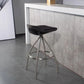 Hedendaagse stijl Faux Leather Bar Stool Low Back Teller Bar Stool voor thuis