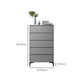 Contemporary Engineered Wood Storage Chest Bedroom Chest in Gray with Drawers Clearhalo 'Bedroom Furniture' 'Dressers & Chests' 'dressers_chests' 'furn' 'furn_dressers_chests' 'Furniture' 1200x1200_445614e3-77a4-4faf-a171-d75637d39628