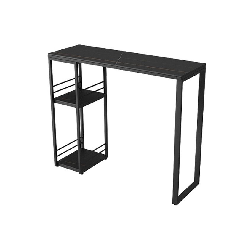 Modern Style Rectangle Sintered Stone Table Bar Counter Table for Home Clearhalo 'Bar Furniture' 'Bar Tables' 'bar_tables' 'furn' 'furn_bar_tables' 'Furniture' 'furniture_bar_tables' 'Kitchen & Dining Furniture' 1200x1200_44597cc4-972f-4942-ba00-a965c2b6560d
