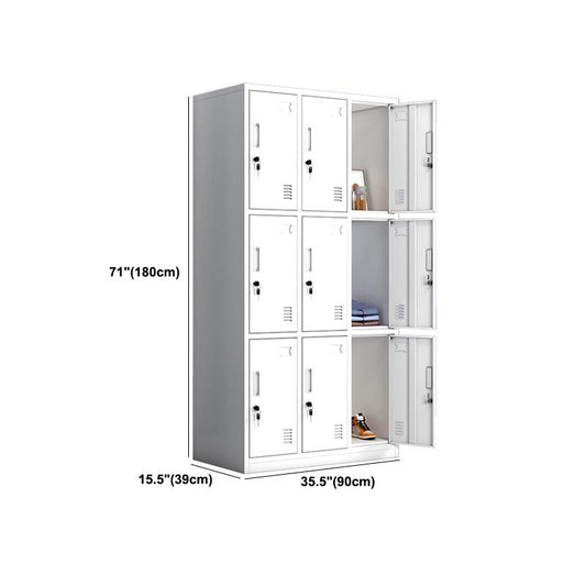 Witte metalen garderobe arme eigentijds scharnierende garderobe kast