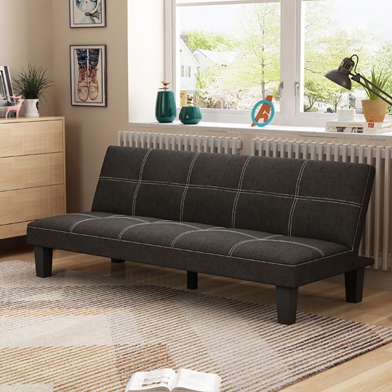 Modern 2/3 Seater Armless Sofa Convertible Biscuit Back Velvet Sofa Clearhalo 'furn' 'furn_sofas' 'Furniture' 'furniture_sofas' 'kitchen' 'kitchen_sofas' 'Living Room Furniture' 'Sofa' 'sofas' 1200x1200_445e6d01-f4d8-4cfc-8168-0d2db664653d
