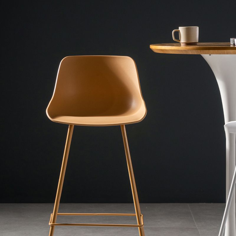 Modern Style Plastic Bar Stool Low Back and Footrest Milk Tea Shop Bar Stool 28 Inches Clearhalo 'Bar Furniture' 'Bar Stools' 'bar_stools' 'furn' 'furn_bar_stools' 'furniture_bar_stools' 'Kitchen & Dining Furniture' 'kitchen&dining_furn' 'kitchen' 'kitchen_furn' Furniture' 1200x1200_445f8d7e-baf4-45da-8755-b9a23433d6b0