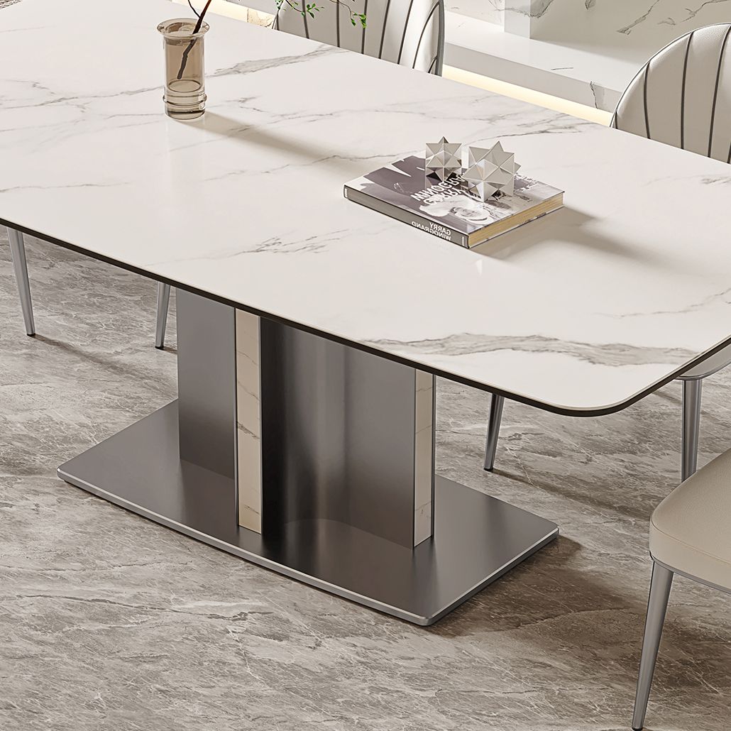 白い椅子のあるキッチンダイニングセット1/5/6/7ピースモダンディネットセット