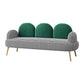 Sofa standard de dos de dos contemporain Tissu rond du bras rond pour la salle bonus
