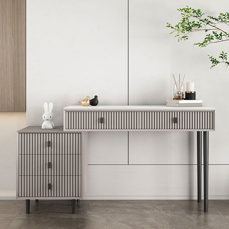 Tavolo da toeletta per vanità per trucco in legno massiccio glam