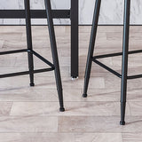 Black Upholstered Counter Stools Low Back Scandinavian Bar Stools (Set of 3) Clearhalo 'Bar Furniture' 'Bar Stools' 'bar_stools' 'furn' 'furn_bar_stools' 'furniture_bar_stools' 'Kitchen & Dining Furniture' 'kitchen&dining_furn' 'kitchen' 'kitchen_furn' Furniture' 1200x1200_4466e049-5f83-48b0-998c-416e224e0e0f