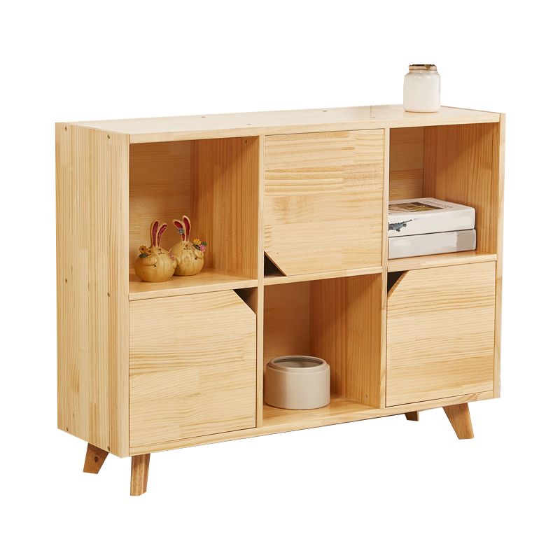 Modern Standard Wooden Bookshelf Closed Back Natural Bookcase with Shelves Clearhalo 'Bookcases' 'furn' 'furn_bookcases' 'Furniture' 'Office Furniture' 1200x1200_44680e84-bb57-486a-843d-5e51090c1a03