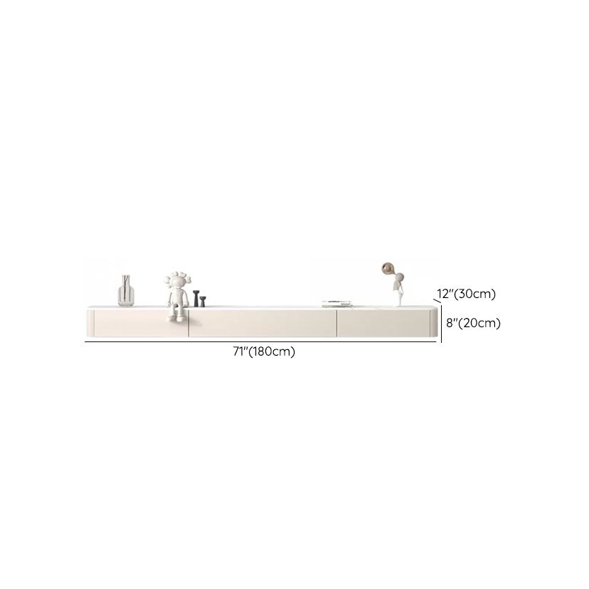Consola de medios de televisión de almacenamiento de madera de madera de ingeniería contemporánea de ingeniería