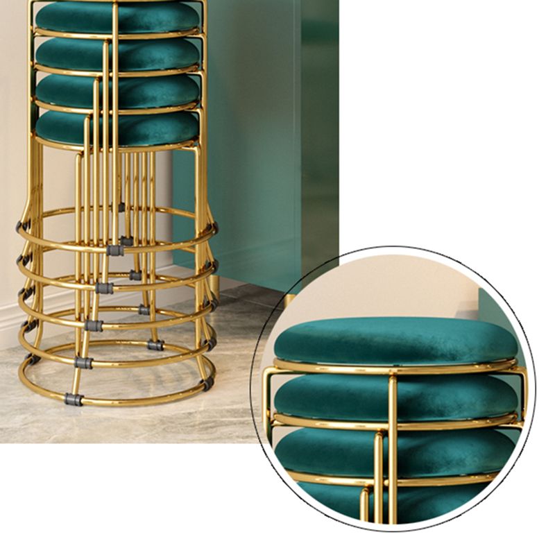 Gorgeous Standard Ottoman Pure Color Stain Resistant Velvet Footstool Ottoman Clearhalo 'furn' 'furn_ottomans_poufs' 'Furniture' 'Living Room Furniture' 'Ottomans & Poufs' 'ottomans_poufs' 1200x1200_44694d19-3dc9-4bff-8d5c-5c7eba4d0a2f