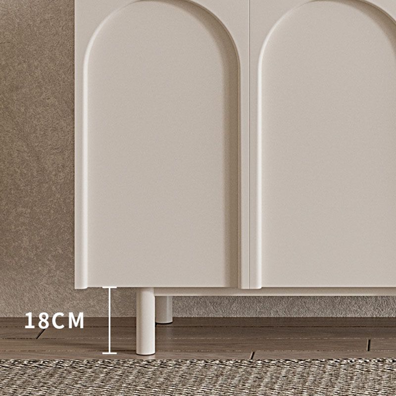 Tavolo di sideboard in stile contemporaneo a buffet in legno con armadi