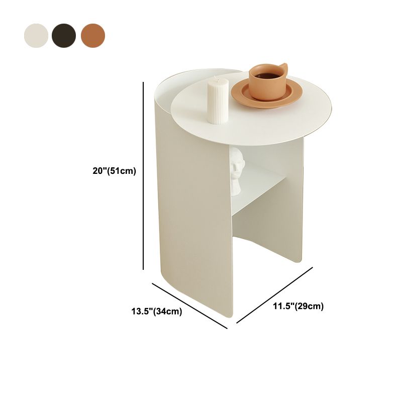 Shelving Iron Nightstand Modern Storage Accent Table Nightstand 1 Shelf Clearhalo 'Bedroom Furniture' 'furn' 'furn_night_stand' 'Furniture' 'night_stand' 'Nightstands' 1200x1200_446c0999-fb71-4c39-8875-33fb759b7d17