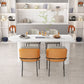 Stone Dining Room Collection Modern Style 3 Legs Furniture for Home