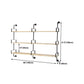 Industrial Wooden Floating Bookshelf Home Wall Mounted Bookcase