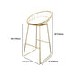 Mesa de bar rectangular Glam, mesa de mostrador de madera maciza de 1/2/3 piezas con taburetes tapizados