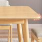 Rubberwood 4 Legs Dining Table Modern Style Rectangle Solid Wood Table for Home Clearhalo ' dining_table' 'Dining Tables & Seating' 'Dining Tables' 'furn' 'furn_dining_table' 'Furniture' 'furniture_dining_table' 'Kitchen & Dining Furniture' 'kitchen&dining_furn' 'kitchen' 'kitchen_dining_table' 1200x1200_4472ad98-aa59-4236-8009-5634e63c3cd4