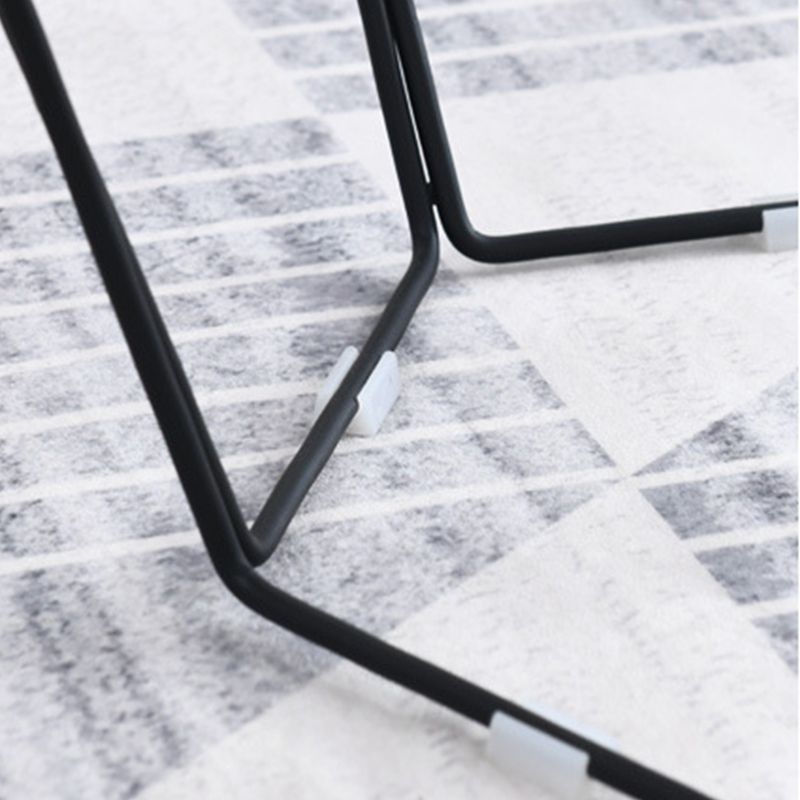 White Marble Frame 1 Coffee Table Modern Round Table for Living Room Clearhalo 'Coffee & Accent Tables' 'Coffee Tables' 'coffee_tables' 'furn' 'furn_coffee_tables' 'Furniture' 'furniture_coffee_tables' 'Living Room Furniture' 1200x1200_4472bc91-65c9-426a-8675-fc7d5e5d53db