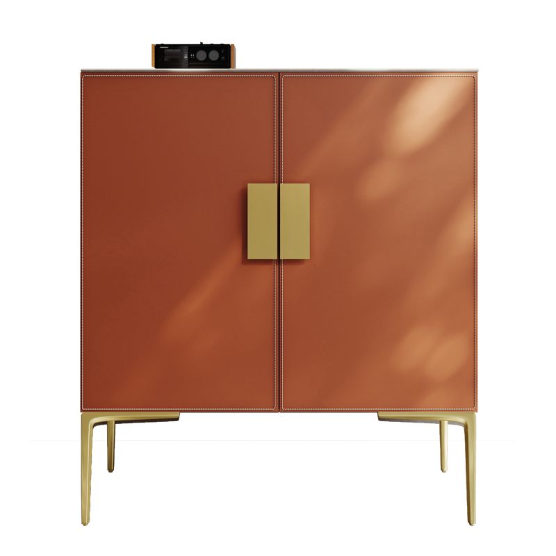 Orange Cabinet Standard 33.46" Tall Accent Cabinet with Doors Clearhalo 'Cabinets & Chests' 'cabinets_chests' 'furn' 'furn_cabinets_chests' 'Furniture' 'Living Room Furniture' 1200x1200_447484ae-4771-49f3-87b4-a38a780a8adf